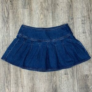 American Eagle Dark Blue Mini Skirt